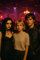 Mauricio Lydia Mimie en discoteca